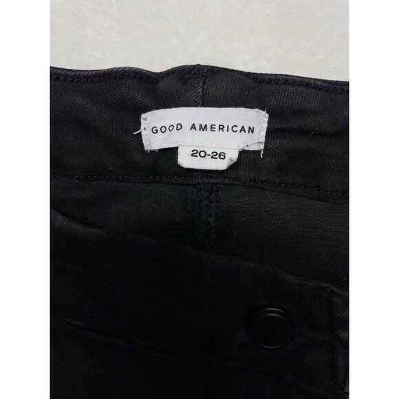 Good American GLEAF739BT Women’s Plus Sz 20-26 Faded Black Stretch Skinny Jeans - Picture 5 of 13